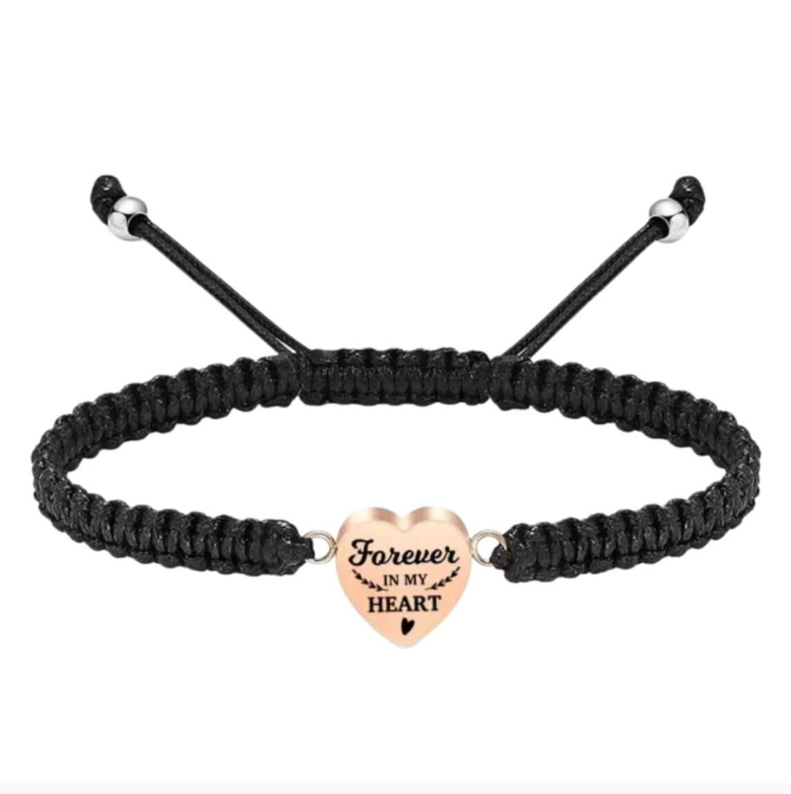 black cord bracelet