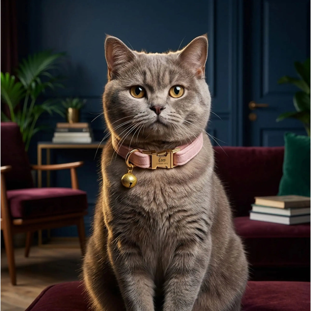 elvet-cat-collar-pink